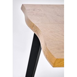 DICKSON 2 stół rozkładany 150-210/90 cm, blat - naturalny, nogi - czarny (2p 1szt) DICKSON 2 stół rozkładany 150-210/90 cm, blat - naturalny, nogi - czarny (2p 1szt)