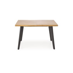 DICKSON 2 stół rozkładany 150-210/90 cm, blat - naturalny, nogi - czarny DICKSON 2 stół rozkładany 150-210/90 cm, blat - naturalny, nogi - czarny