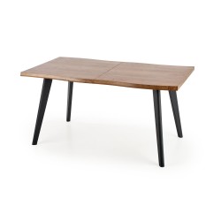 DICKSON stół rozkładany 120-180/80 cm, blat - naturalny, nogi - czarny (2p 1szt) DICKSON stół rozkładany 120-180/80 cm, blat - naturalny, nogi - czarny (2p 1szt)