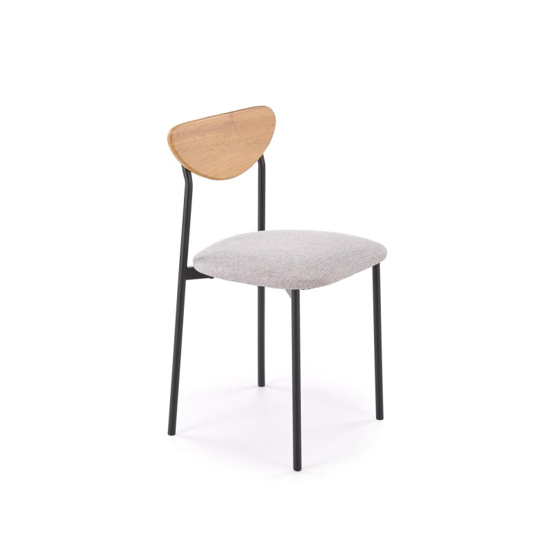 'DICKY Set: Table + 4 Chairs, Natural / Black / Ash' 'DICKY Set: Table + 4 Chairs, Natural / Black / Ash'