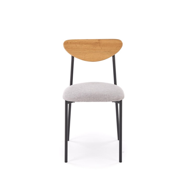 'DICKY Set: Table + 4 Chairs, Natural / Black / Ash' 'DICKY Set: Table + 4 Chairs, Natural / Black / Ash'