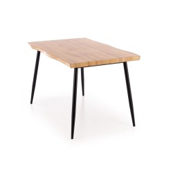 'DICKY Set: Table + 4 Chairs, Natural / Black / Ash' 'DICKY Set: Table + 4 Chairs, Natural / Black / Ash'