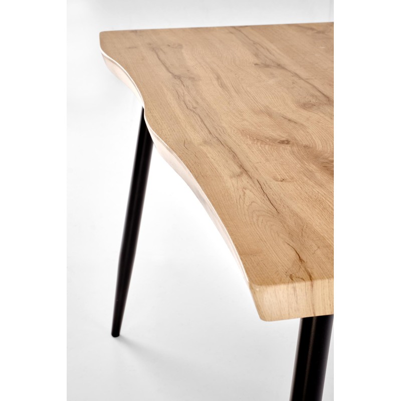 'DICKY Set: Table + 4 Chairs, Natural / Black / Ash' 'DICKY Set: Table + 4 Chairs, Natural / Black / Ash'