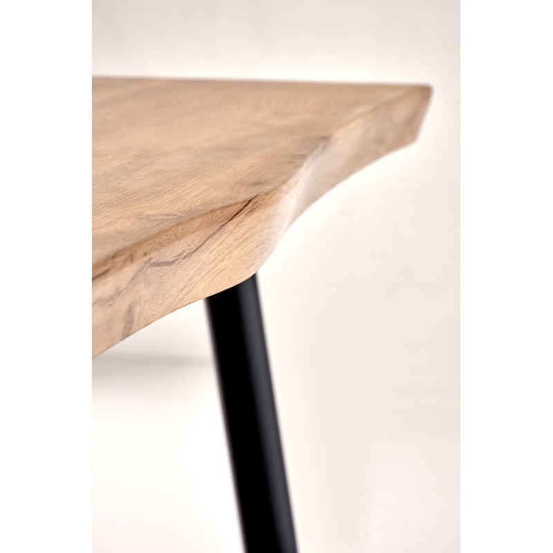 'DICKY Set: Table + 4 Chairs, Natural / Black / Ash' 'DICKY Set: Table + 4 Chairs, Natural / Black / Ash'