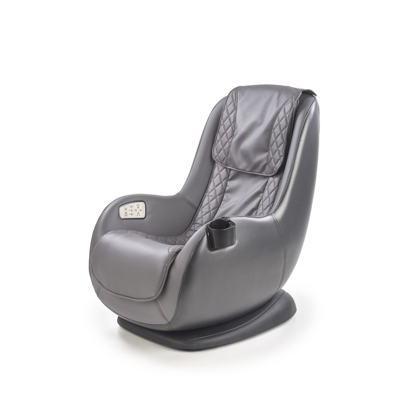 'DOPIO Relaxation Armchair with Massage Function in Ash Grey'