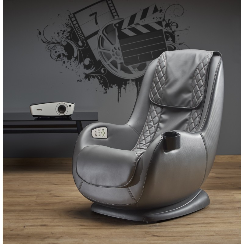 'DOPIO Relaxation Armchair with Massage Function in Ash Grey' 'DOPIO Relaxation Armchair with Massage Function in Ash Grey'