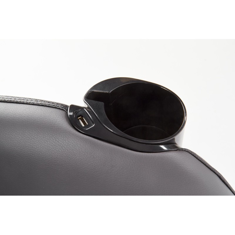 'DOPIO Relaxation Armchair with Massage Function in Ash Grey' 'DOPIO Relaxation Armchair with Massage Function in Ash Grey'