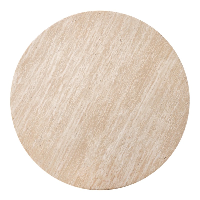 'DOROTEA Travertine Coffee Table / Walnut' 'DOROTEA Travertine Coffee Table / Walnut'