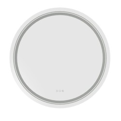 'DOVER 60 Silver Bathroom Wall Mirror' 'DOVER 60 Silver Bathroom Wall Mirror'