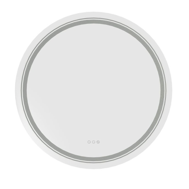 DOVER 60 lustro ścienne łazienkowe, srebrny (1p 1szt) DOVER 60 lustro ścienne łazienkowe, srebrny (1p 1szt)