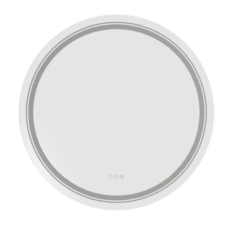 'DOVER 80 Bathroom Wall Mirror, Silver' 'DOVER 80 Bathroom Wall Mirror, Silver'