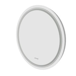 'DOVER 80 Bathroom Wall Mirror, Silver' 'DOVER 80 Bathroom Wall Mirror, Silver'