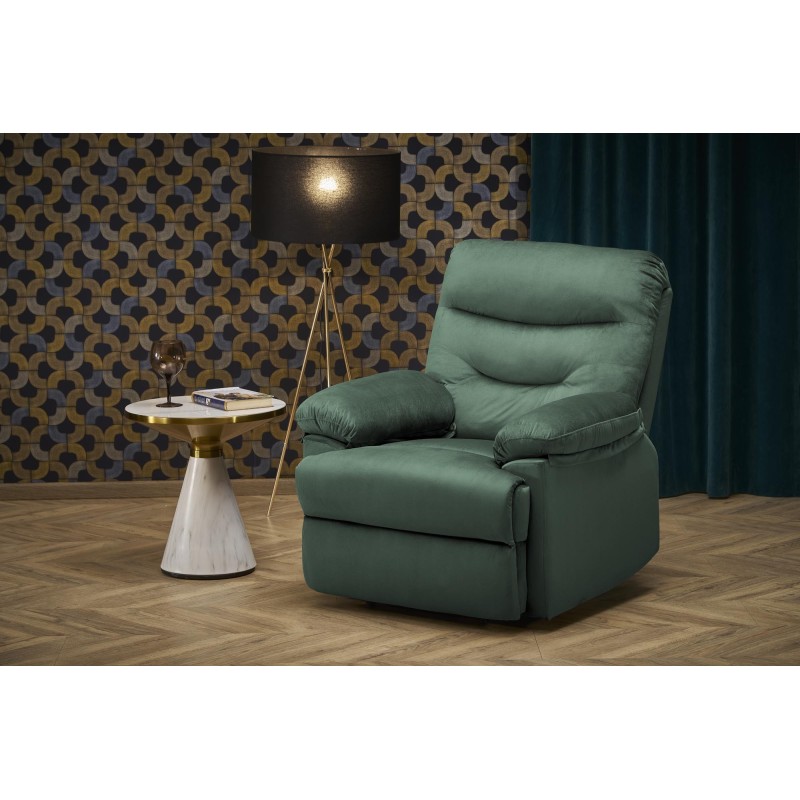 'DRAGER Dark Green Relaxation Armchair' 'DRAGER Dark Green Relaxation Armchair'