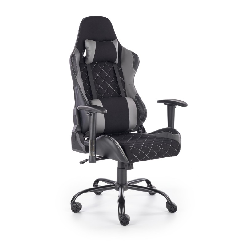 DRAKE fotel gabinetowy czarny / popielaty DRAKE fotel gabinetowy czarny / popielaty