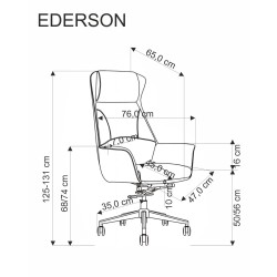 'EDERSON Cappuccino Office Armchair' 'EDERSON Cappuccino Office Armchair'