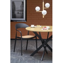 'EDGAR Table, Top - Golden Oak, Legs - Black' 'EDGAR Table, Top - Golden Oak, Legs - Black'