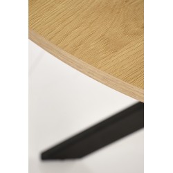 'EDGAR Table, Top - Golden Oak, Legs - Black' 'EDGAR Table, Top - Golden Oak, Legs - Black'