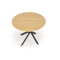 'EDGAR Table, Top - Golden Oak, Legs - Black' 'EDGAR Table, Top - Golden Oak, Legs - Black'