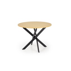 'EDGAR Table, Top - Golden Oak, Legs - Black' 'EDGAR Table, Top - Golden Oak, Legs - Black'