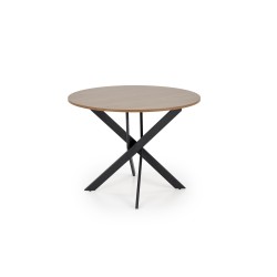 'EDGAR Table, Walnut Top, Black Legs' 'EDGAR Table, Walnut Top, Black Legs'