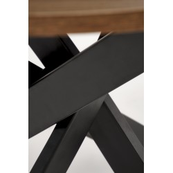'EDGAR Table, Walnut Top, Black Legs' 'EDGAR Table, Walnut Top, Black Legs'