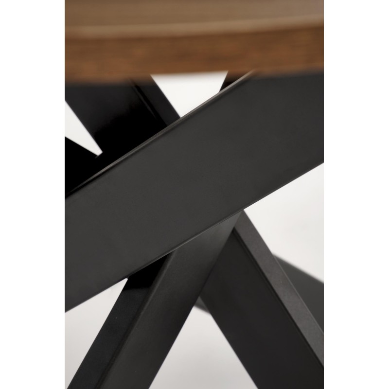 'EDGAR Table, Walnut Top, Black Legs' 'EDGAR Table, Walnut Top, Black Legs'