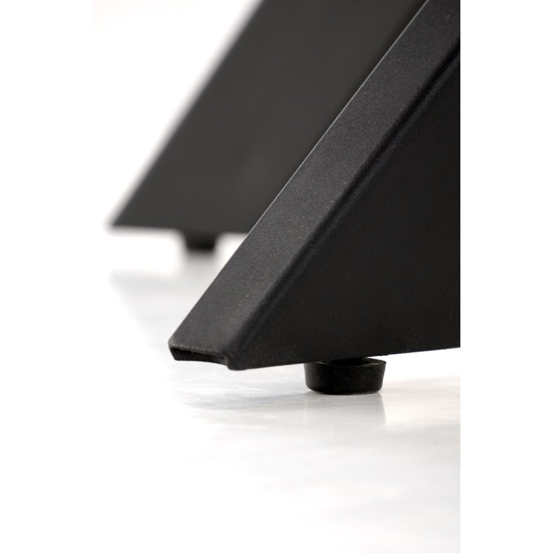 'EDGAR Table, Walnut Top, Black Legs' 'EDGAR Table, Walnut Top, Black Legs'
