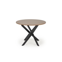 'EDGAR Table, Walnut Top, Black Legs' 'EDGAR Table, Walnut Top, Black Legs'