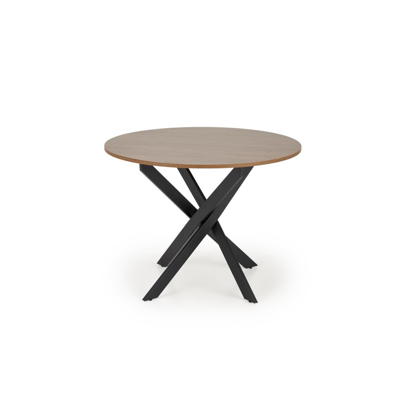 'EDGAR Table, Walnut Top, Black Legs' 'EDGAR Table, Walnut Top, Black Legs'
