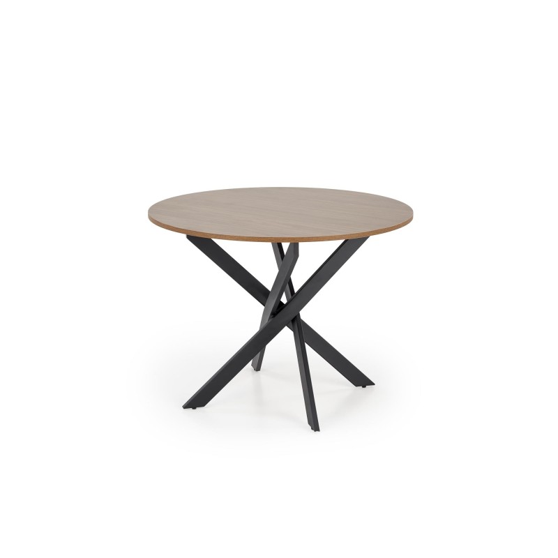 'EDGAR Table, Walnut Top, Black Legs' 'EDGAR Table, Walnut Top, Black Legs'