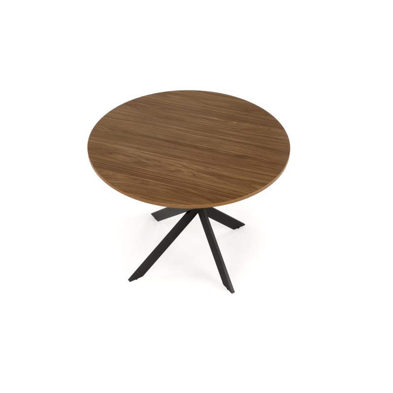'EDGAR Table, Walnut Top, Black Legs' 'EDGAR Table, Walnut Top, Black Legs'