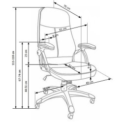 'EDISON Black Office Armchair' 'EDISON Black Office Armchair'