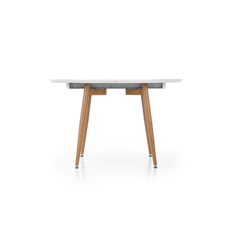 'EDWARD Extendable Table Honey Oak / White Legs: Honey Oak' 'EDWARD Extendable Table Honey Oak / White Legs: Honey Oak'