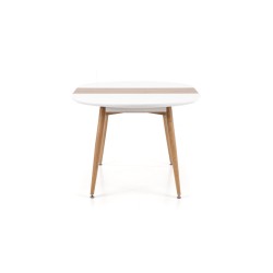 'EDWARD Extendable Table White / San Remo Oak' 'EDWARD Extendable Table White / San Remo Oak'