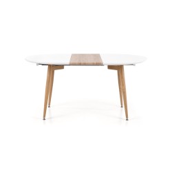 'EDWARD Extendable Table White / San Remo Oak' 'EDWARD Extendable Table White / San Remo Oak'