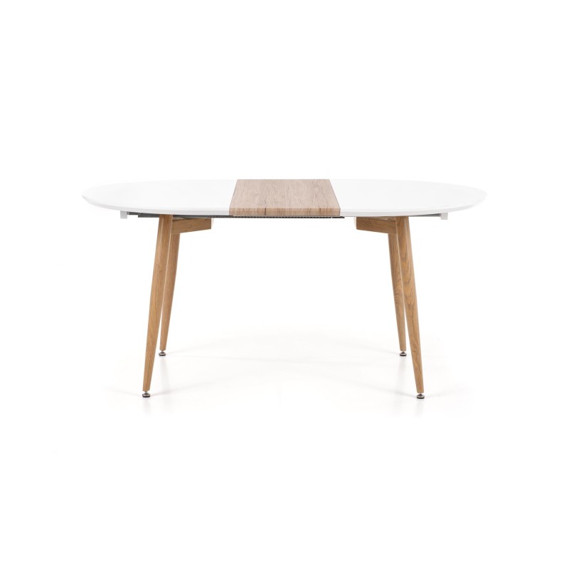 'EDWARD Extendable Table White / San Remo Oak' 'EDWARD Extendable Table White / San Remo Oak'