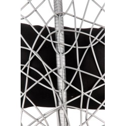 'EGGY Ash Grey / Black Garden Armchair' 'EGGY Ash Grey / Black Garden Armchair'
