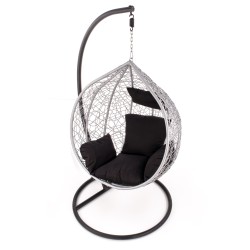 'EGGY Ash Grey / Black Garden Armchair' 'EGGY Ash Grey / Black Garden Armchair'