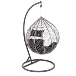 'EGGY Ash Grey / Black Garden Armchair' 'EGGY Ash Grey / Black Garden Armchair'