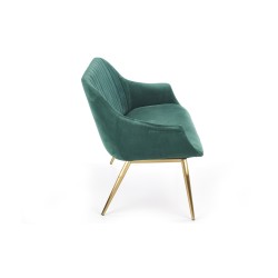 'ELEGANCE 2 XL Upholstered Sofa - Dark Green, Legs - Gold' 'ELEGANCE 2 XL Upholstered Sofa - Dark Green, Legs - Gold'