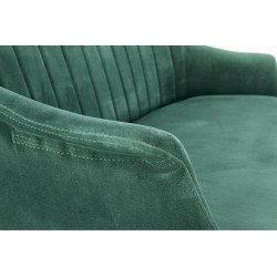 ELEGANCE 2 XL sofa tapicerka - ciemny zielony, nogi - złote (1p 1szt) ELEGANCE 2 XL sofa tapicerka - ciemny zielony, nogi - złote (1p 1szt)