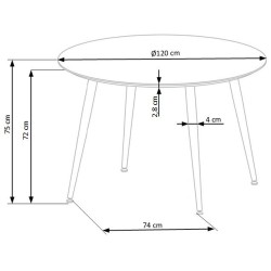 'EMBOS Black / Gold Table' 'EMBOS Black / Gold Table'