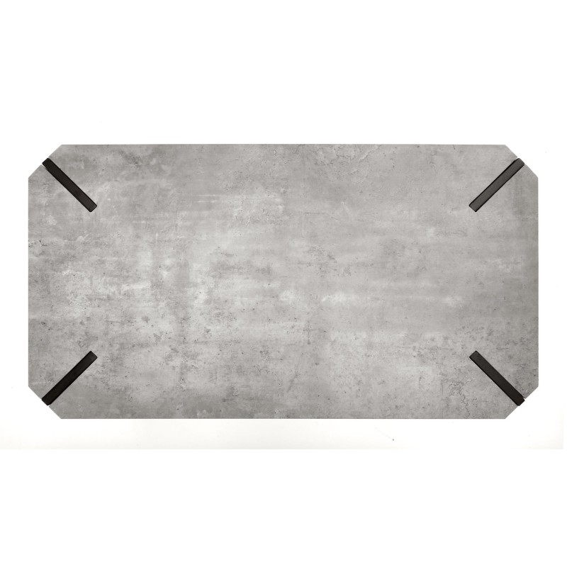 'EMILY Concrete / Black Coffee Table' 'EMILY Concrete / Black Coffee Table'