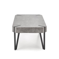 'EMILY Concrete / Black Coffee Table' 'EMILY Concrete / Black Coffee Table'