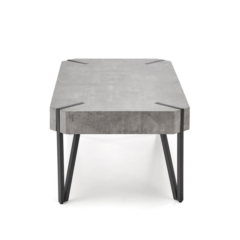 'EMILY Concrete / Black Coffee Table' 'EMILY Concrete / Black Coffee Table'