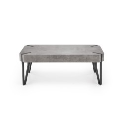 'EMILY Concrete / Black Coffee Table' 'EMILY Concrete / Black Coffee Table'