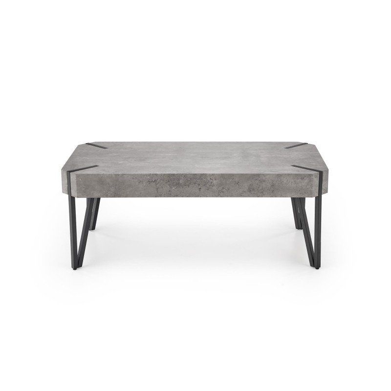 'EMILY Concrete / Black Coffee Table' 'EMILY Concrete / Black Coffee Table'