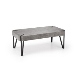 'EMILY Concrete / Black Coffee Table' 'EMILY Concrete / Black Coffee Table'