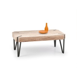 'EMILY Coffee Table in San Remo Oak / Black'