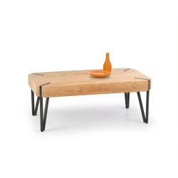 'EMILY Golden Oak / Black Coffee Table'